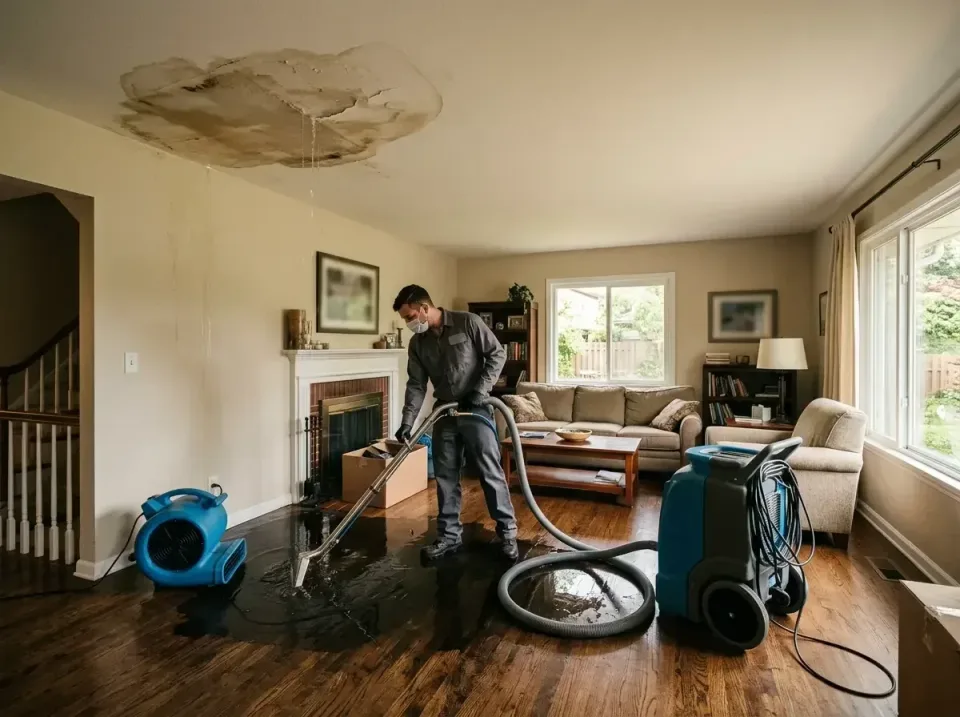 attic-pipe-burst-ceiling-drip-008 — frequently asked questions, Water Damage Restoration & Carpet Care in Sioux Falls, SD